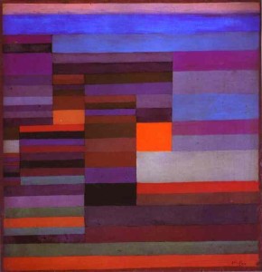 Fire in Evening của Paul Klee (1929)